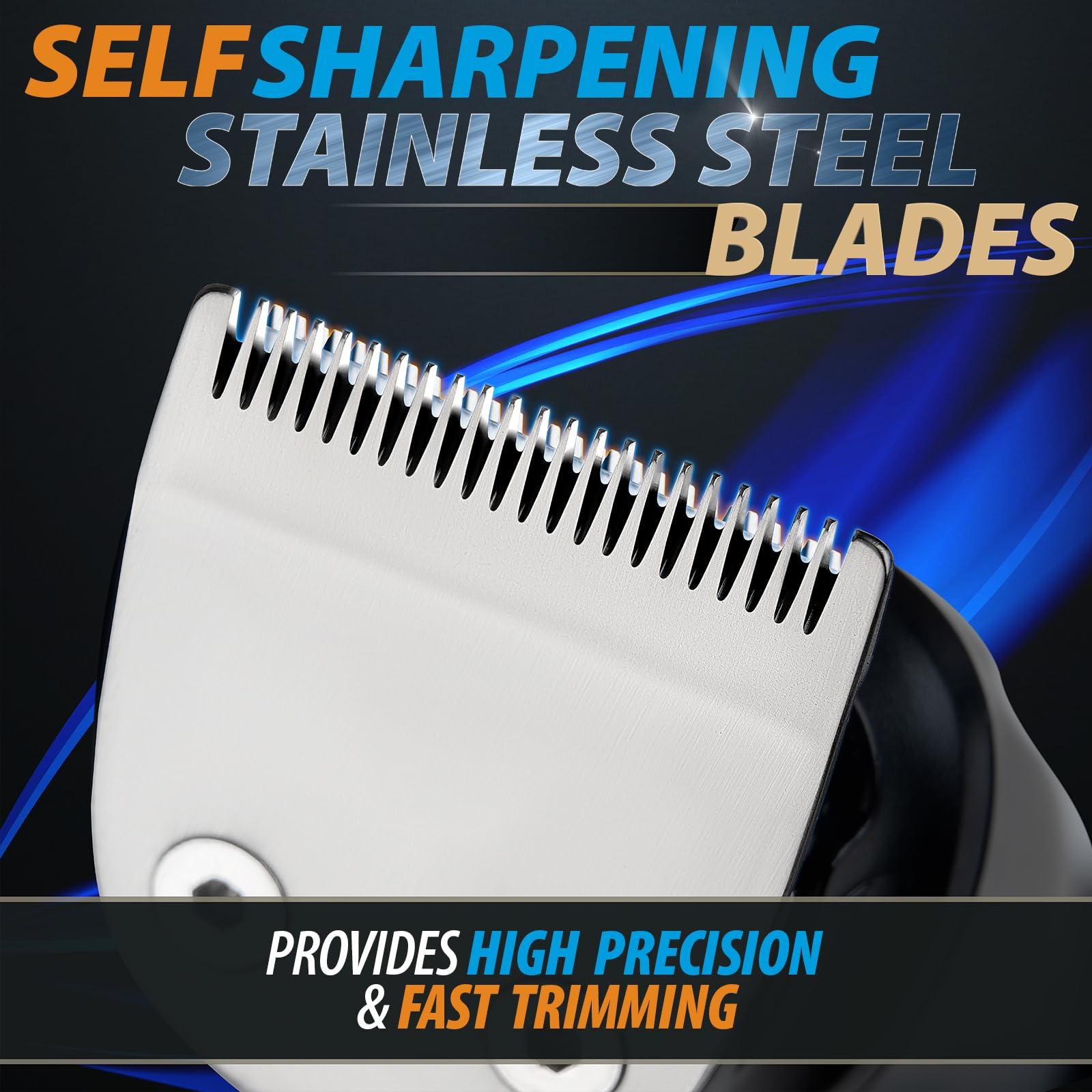 OLOV For Man OLOV For Man Beard Trimmer, 21 Piece All-in-One Mens Grooming Kit and Hair Clipper, Nose, Ear,Body and Face, Electric Razor with USB Recharge Dock