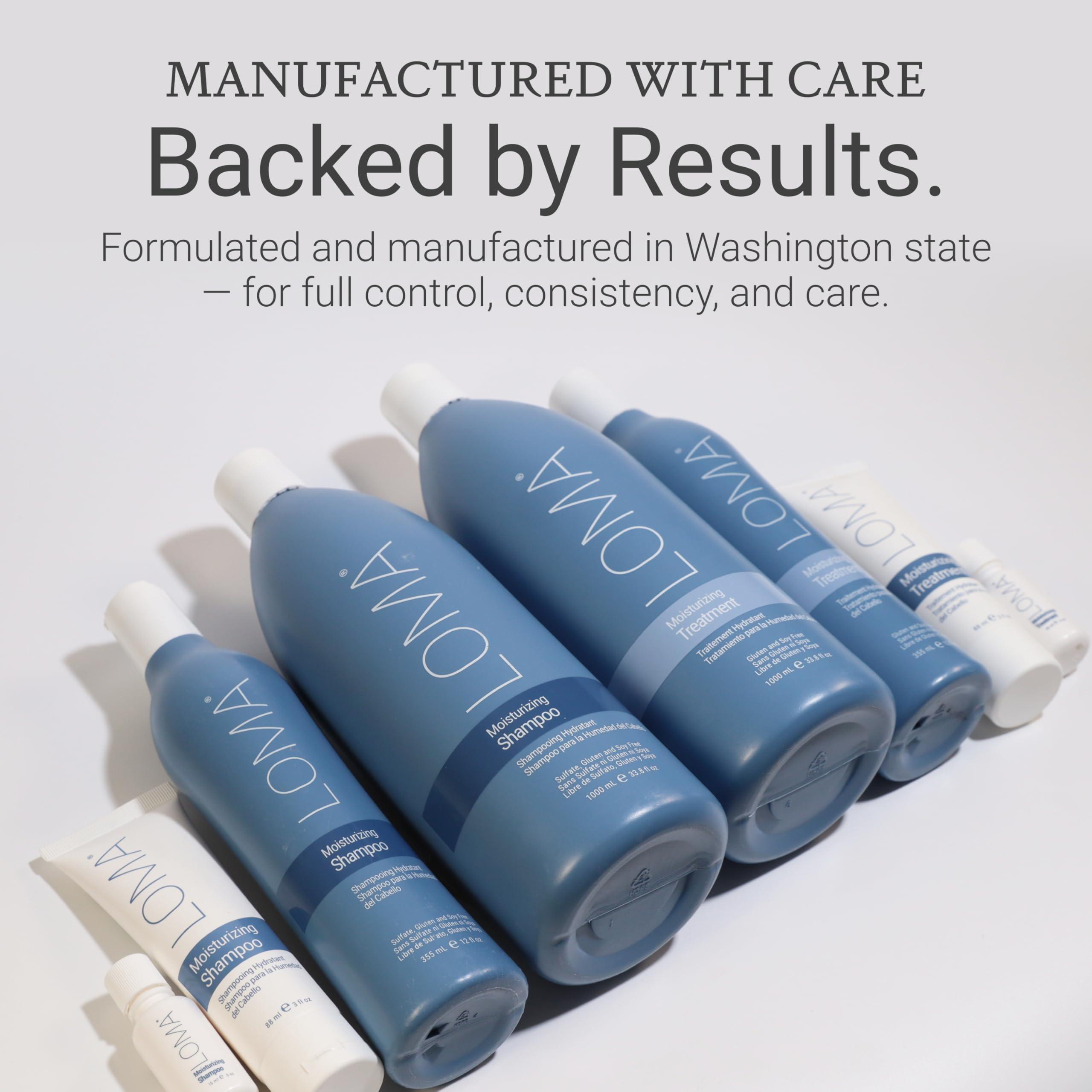 Loma Hair Care Loma Hair Care Moisturizing Shampoo & Treatment Duo, 12 Fl Oz each