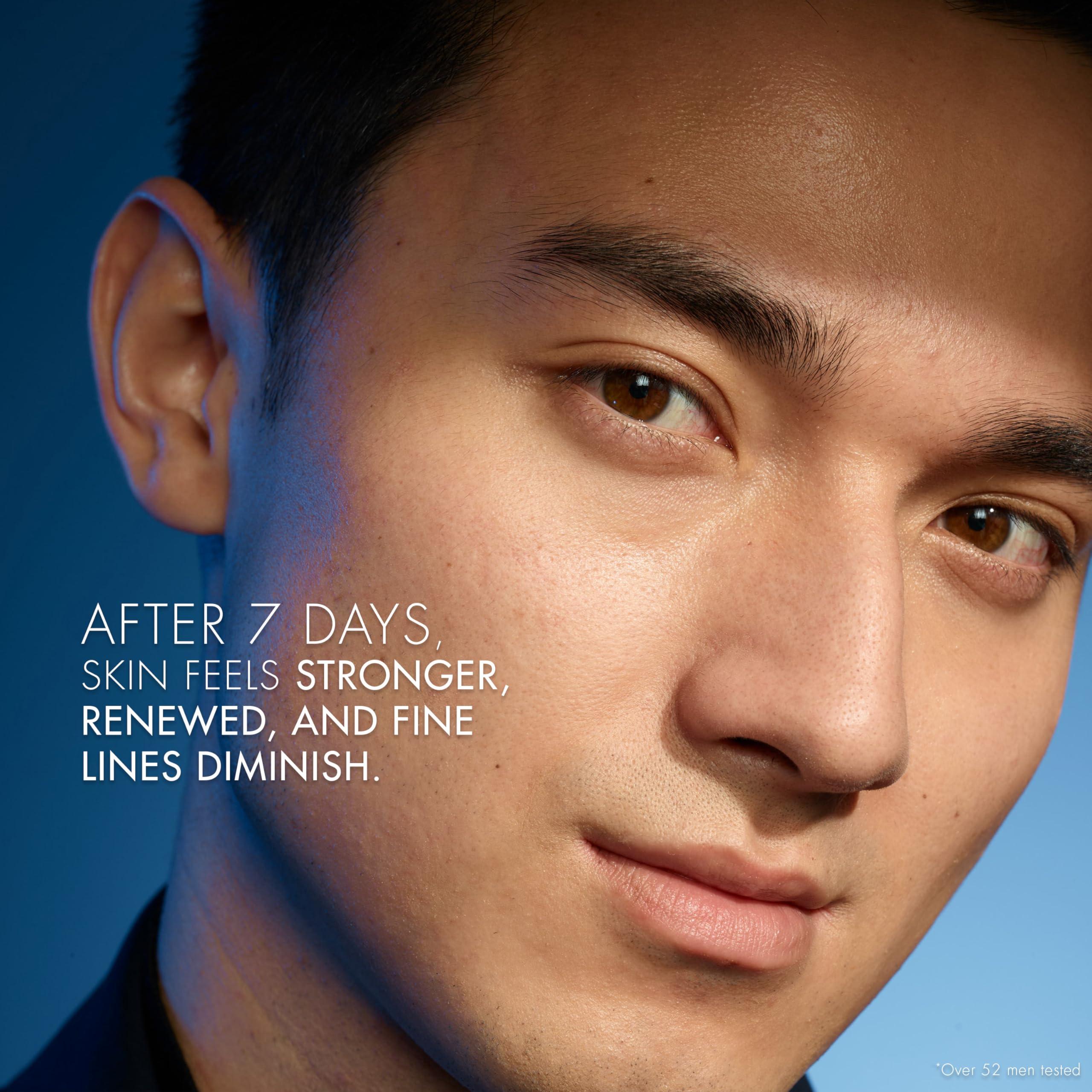 Biotherm Biotherm Homme Force Supreme Life Peel Essence, an Anti-Fine Lines & Pore Tightening Peeling for Men with Sensitive Skin, with Peeling Acids, Smoothes and Refines Skin Texture, 5 Fl. Oz