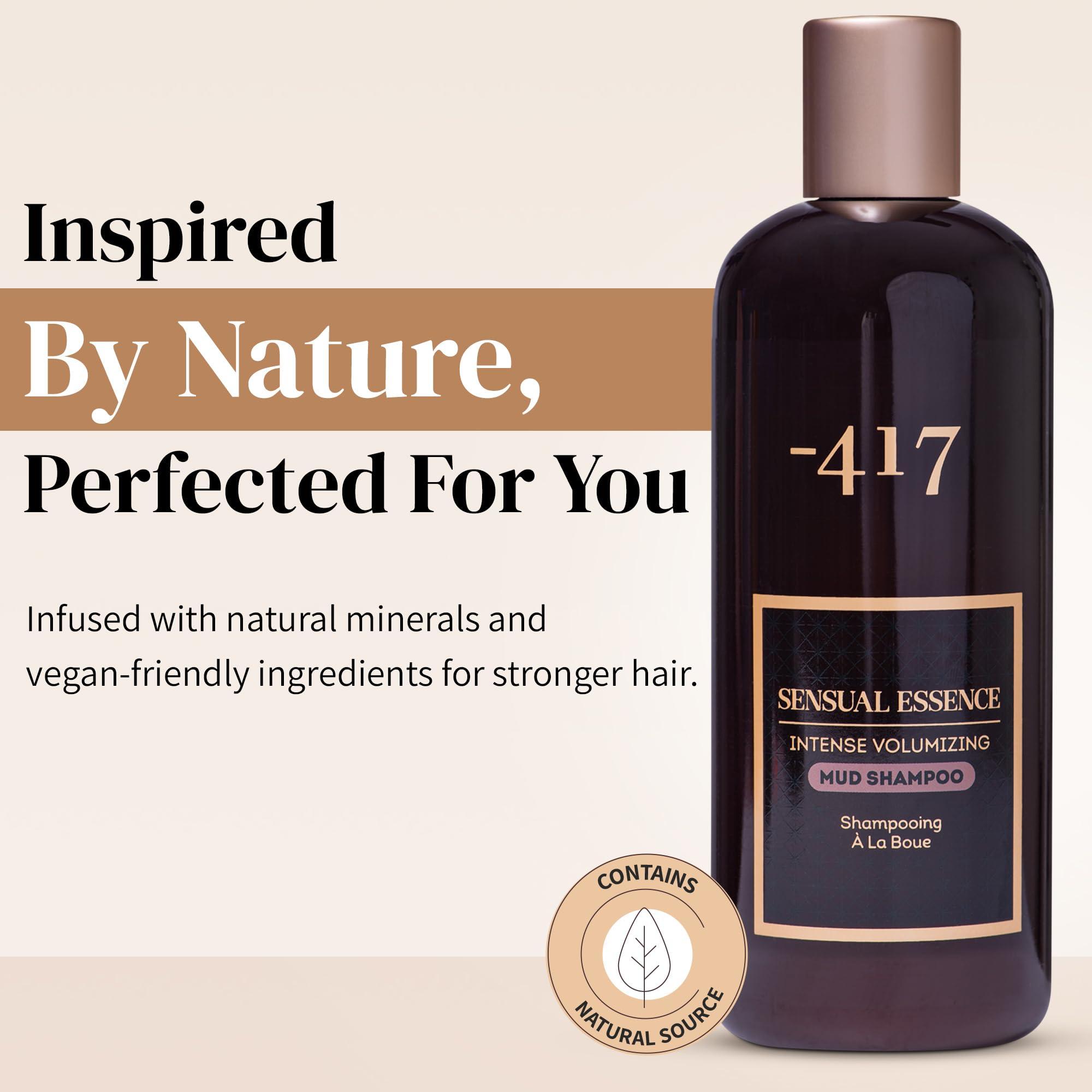 -417 -417 Dead Sea Catharsis Mud Shampoo - Treat Scalp & Hair for Healthy Shiny Hair - Repair Sun Damages - with Avocado Oil and Vitamin E - Perfect for Dry Scalp - 100% Vegan 349.8 ML