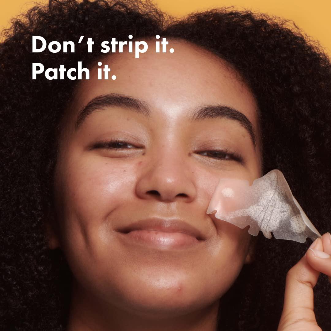 Mighty Patch Mighty Patches for nose pores from Hero Cosmetics - XL Hydrocolloid Pimples, Zits and Oil - Dermatologist-Approved Overnight pore Strips to Absorb Acne nose Gunk (10 Count)