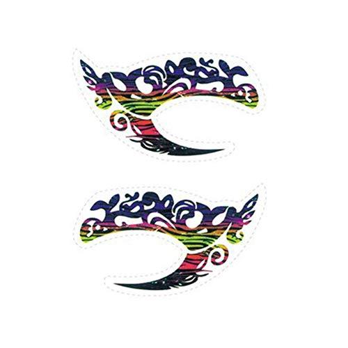 CFCYS CFCYS Temporary Tattoo,Transfer Eye Stickers Colored Eye Tattoo for Women Men Eyeliner Tattoo Waterproof Removable Non-Toxics Safe