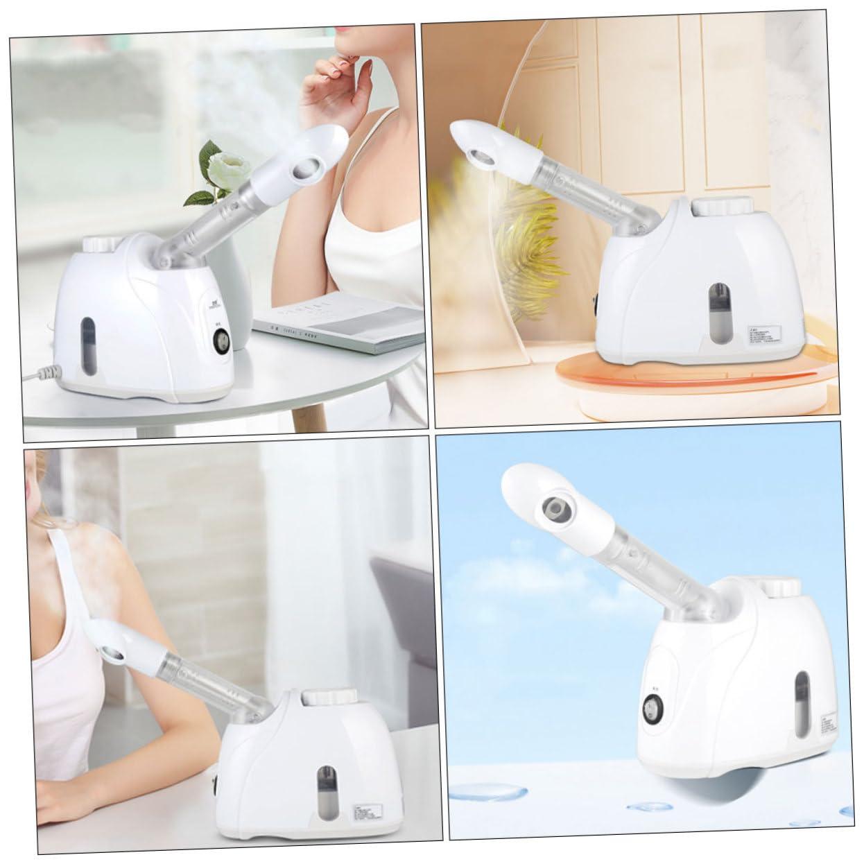 ASAKKURA ASAKKURA 1 Set Facial Steamer Face Steamer Machine Steamer for Face Spa Steamer Face Towel Steamer for Facials Face Steamer for Deep Cleaning Nasal Steamer Hair Steamer Handheld White PC
