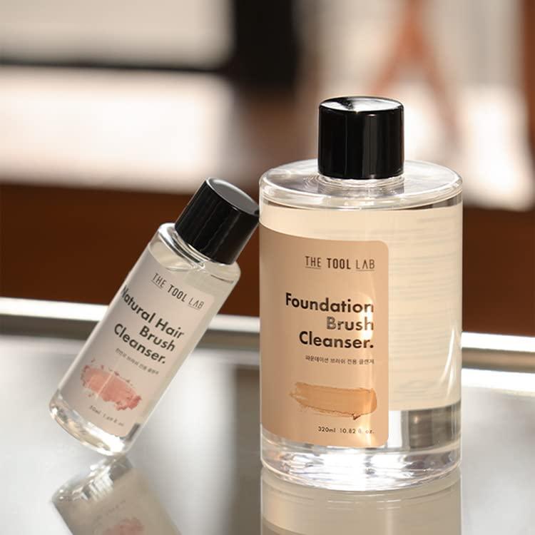 THE TOOL LAB THE TOOL LAB 907 Foundation Makeup Brush Cleanser Cleansing oil Color Removal Clean Easily/Swiftly To Remove From Deep Clean And Protect Brushes Professional For Only Synthetic 1.69 fl. oz.