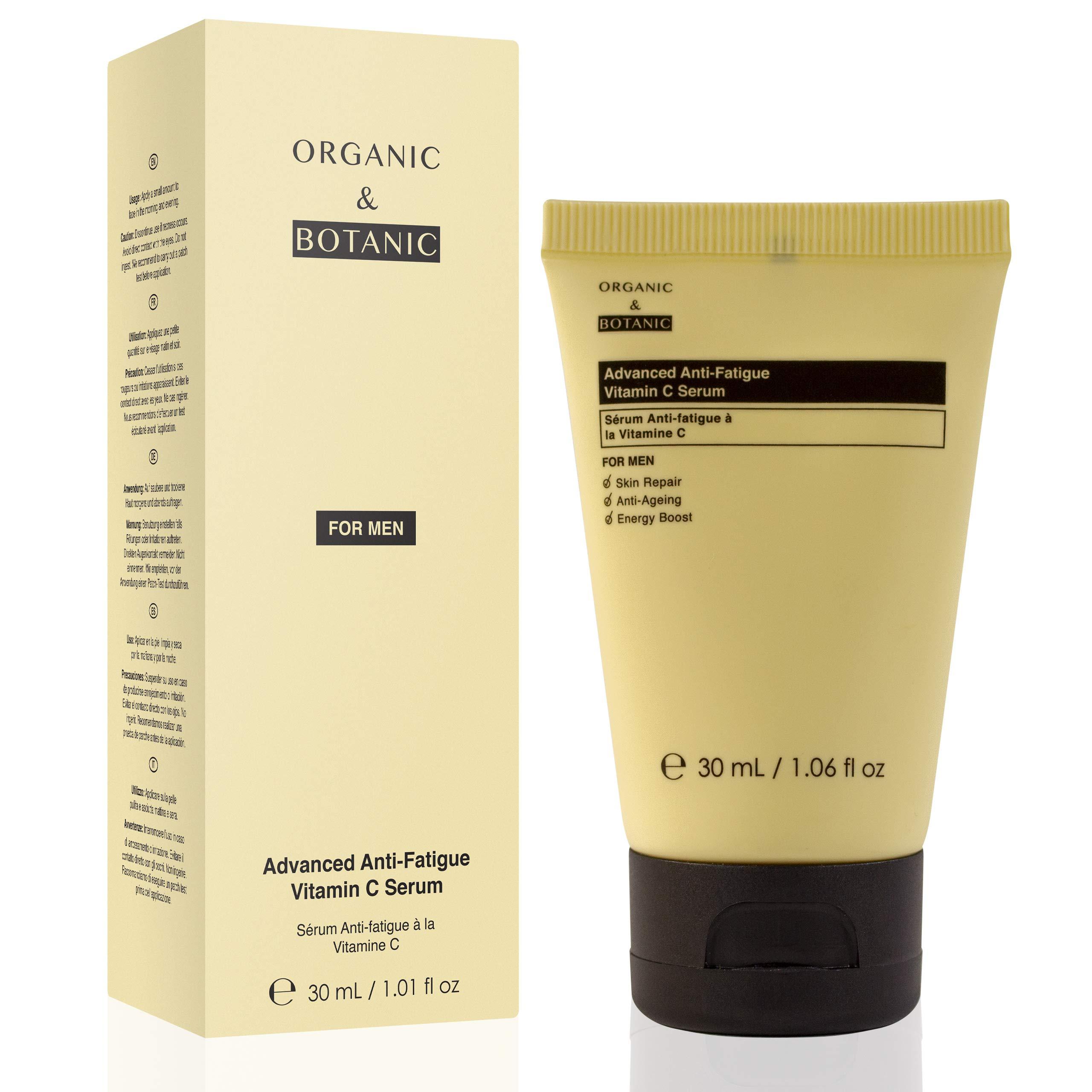 Dr Botanicals Organic & Botanic Advanced Anti Fatigue Vitamin C Serum for Men 1.01 Fl Oz 30ml,White