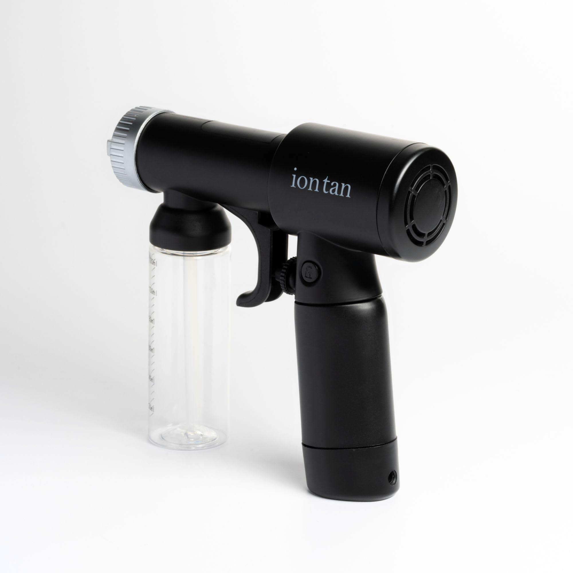 Naked Sun ION Tan Spray Tan Machine Cordless Rechargeable with Naked Sun Honey Glow Rapid Tanning Solution