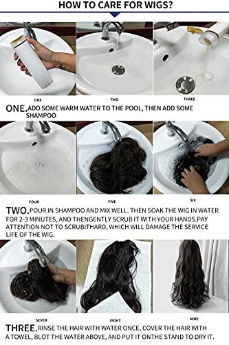 AIKO PRO AIKO PRO Chic Korean Fashion 26 Inch Long Wavy Curly Wig, Natural Heat-Resistant Synthetic Hair Wigs with Bands For Cosplay and Daily Wear (Pink Brown)