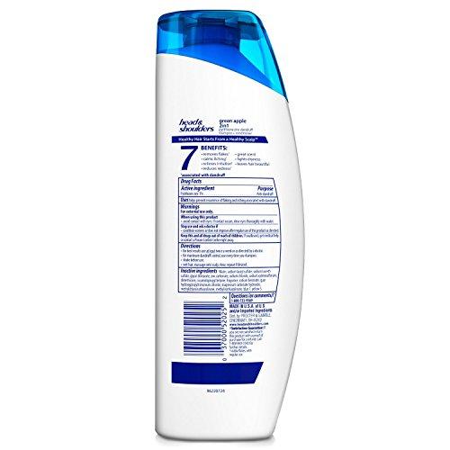 Head & Shoulders Head & Shoulders 2 in 1 Dandruff Shampoo + Conditioner, Green Apple 13.5 oz (Pack of 4)