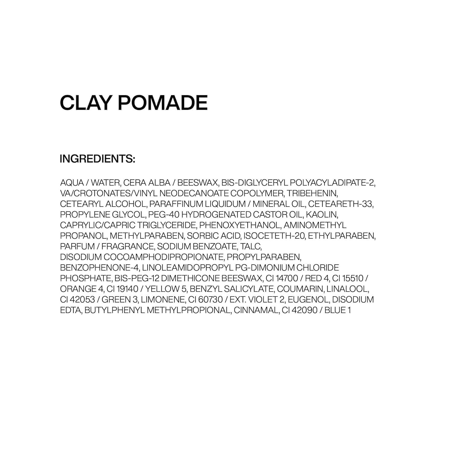 Redken Brews Redken Brews Clay Pomade For Men | Men\'s Volumizing Clay Pomade | Long-Lasting High Hold | Matte Finish | For Fine And Medium Hair Types | 3.4 Fl. Oz