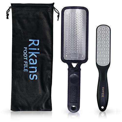 Rikans Rikans Colossal Foot File, Professional Foot Rasp Callus Remover, Foot Care Pedicure Tool to Remove Hard Skin,Can Be Used on Wet or Dry Skin, High Grade Stainless Steel File (Foot File set)