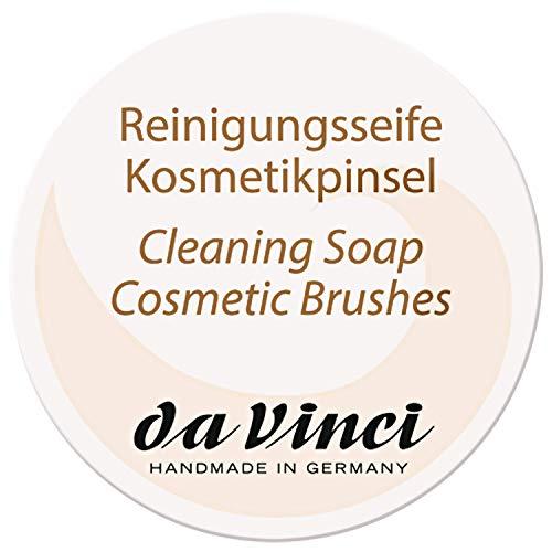 da Vinci Brushes da Vinci Cosmetics Series 4833 Brush Cleaning Soap - Large Size - Vegetable oil based, reconditioning soap for natural & synthetic brushes. 85 Gram Bar