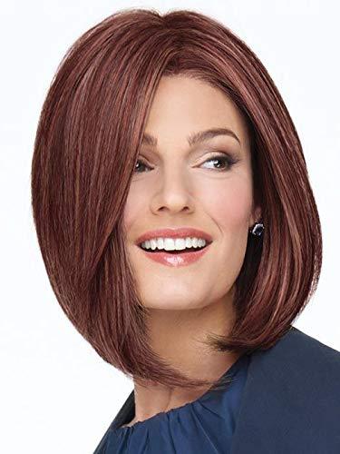 Raquel Welch & Maxwigs On Point Wig Color RL19/23 BISCUIT - 12\" Perfect Angled Bob Razor Cut Heat Friendly Front Monofilament Top Classic Natural Peluca Memory Cap Bundle MaxWigs Hairloss Booklet