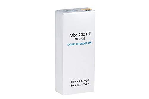 Miss Claire Miss Claire Prestige Liquid Foundation Natural Coverage, 21 Beige, 35 ml