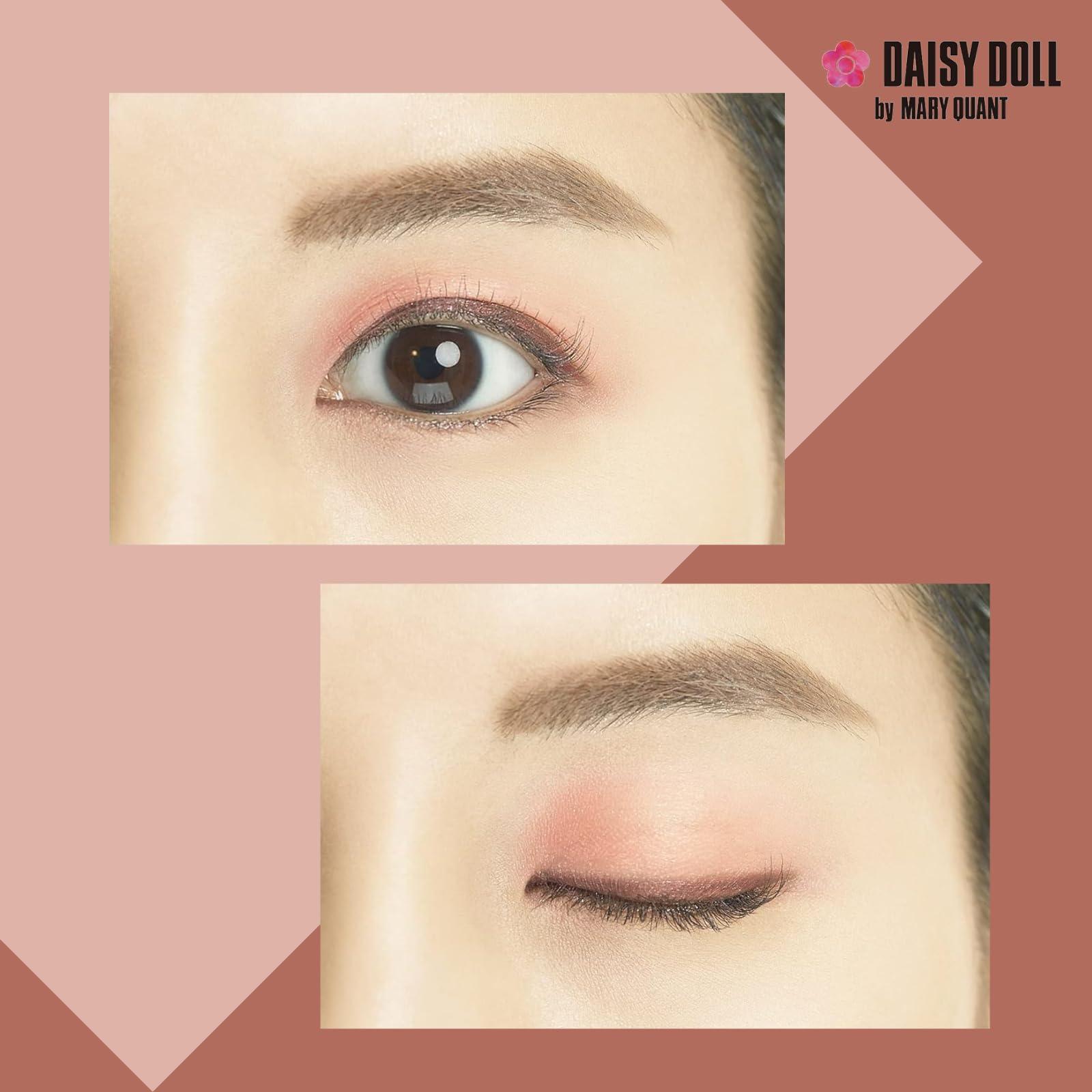 Daisy Doll Daisy Doll Dual Color Eyeshadow Stick, Japanese Two-Tone Cream Eyeshadow Pencil, Long-Lasting & Moisturizing, Highly Pigmented Eye Makeup for Easy Glide, 0.74 Oz, Rosie Pink