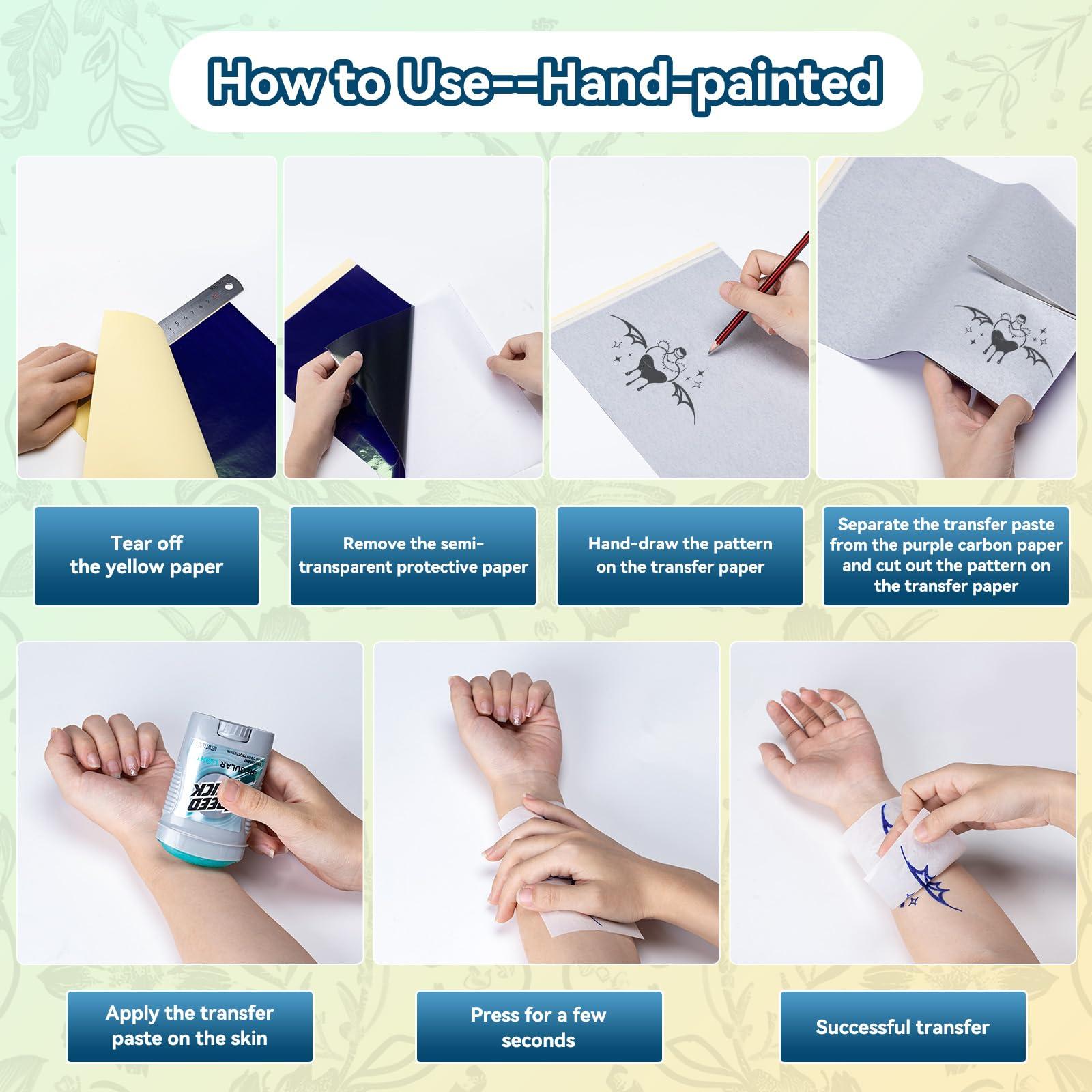 LabelCreate Tattoo Printer Machine,Wireless Tattoo Stencil Printer TP88 (Upgraded)+50 Sheets Tattoo Transfer Paper(8.27\" x 11.69\" A4 Size)