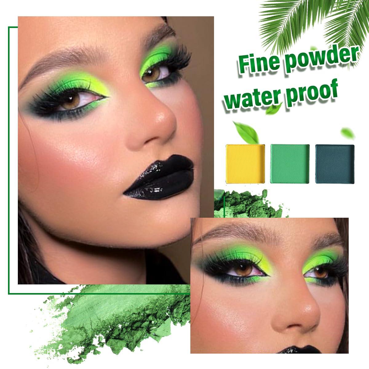 oygcee oygcee Green Eyeshadow Palette,Light Bright Emerald Dark Avocado Neon Green Eyeshadow Shades,25 Colors Matte Shimmer Glitter High Pigmented Eye Shadows Makeup Pallet, Waterproof Makeup Pallete