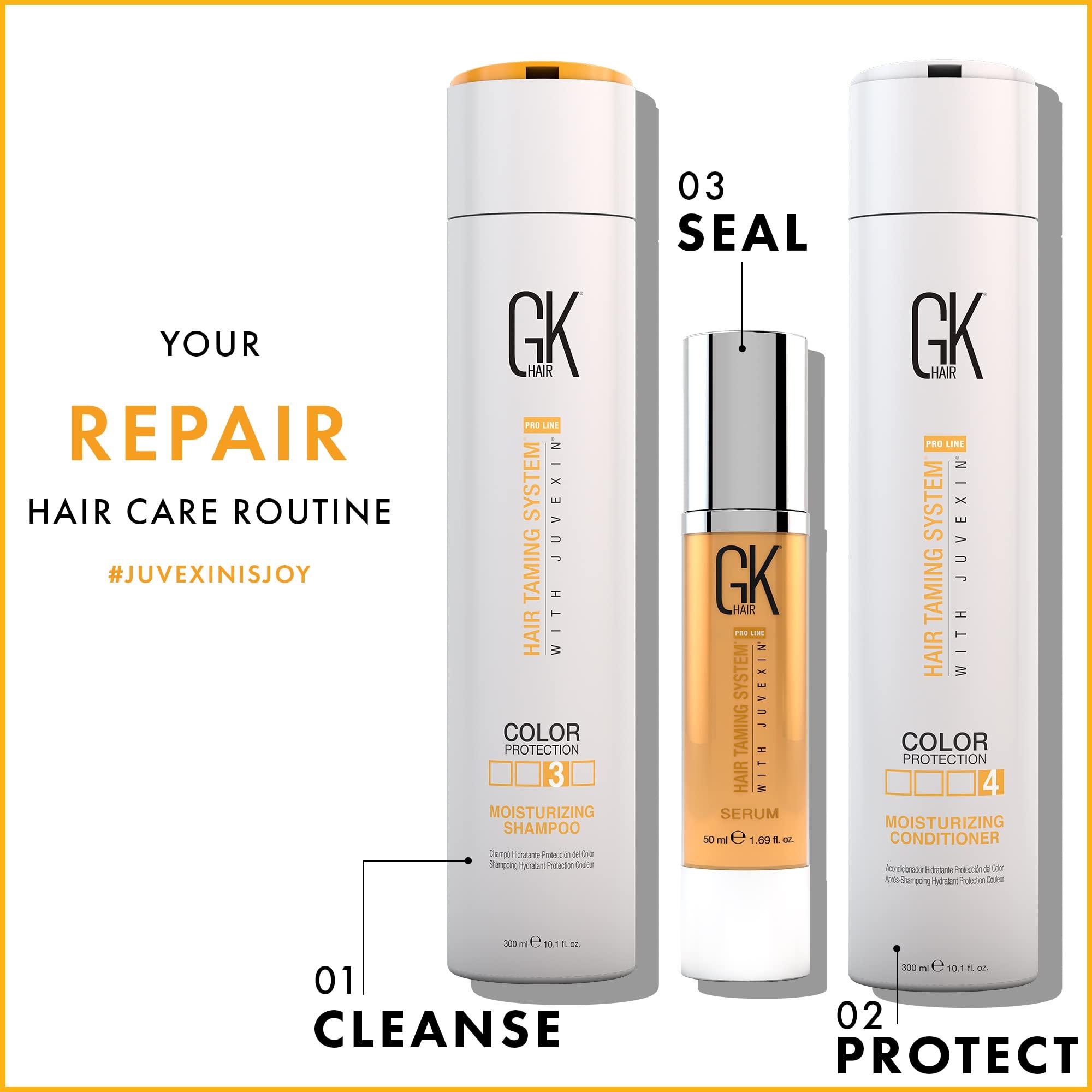 GK HAIR GK HAIR Global Keratin Moisturizing Shampoo For Dry And Frizzy Hair - Sulfate And Paraben Free 10.1 Fl Oz