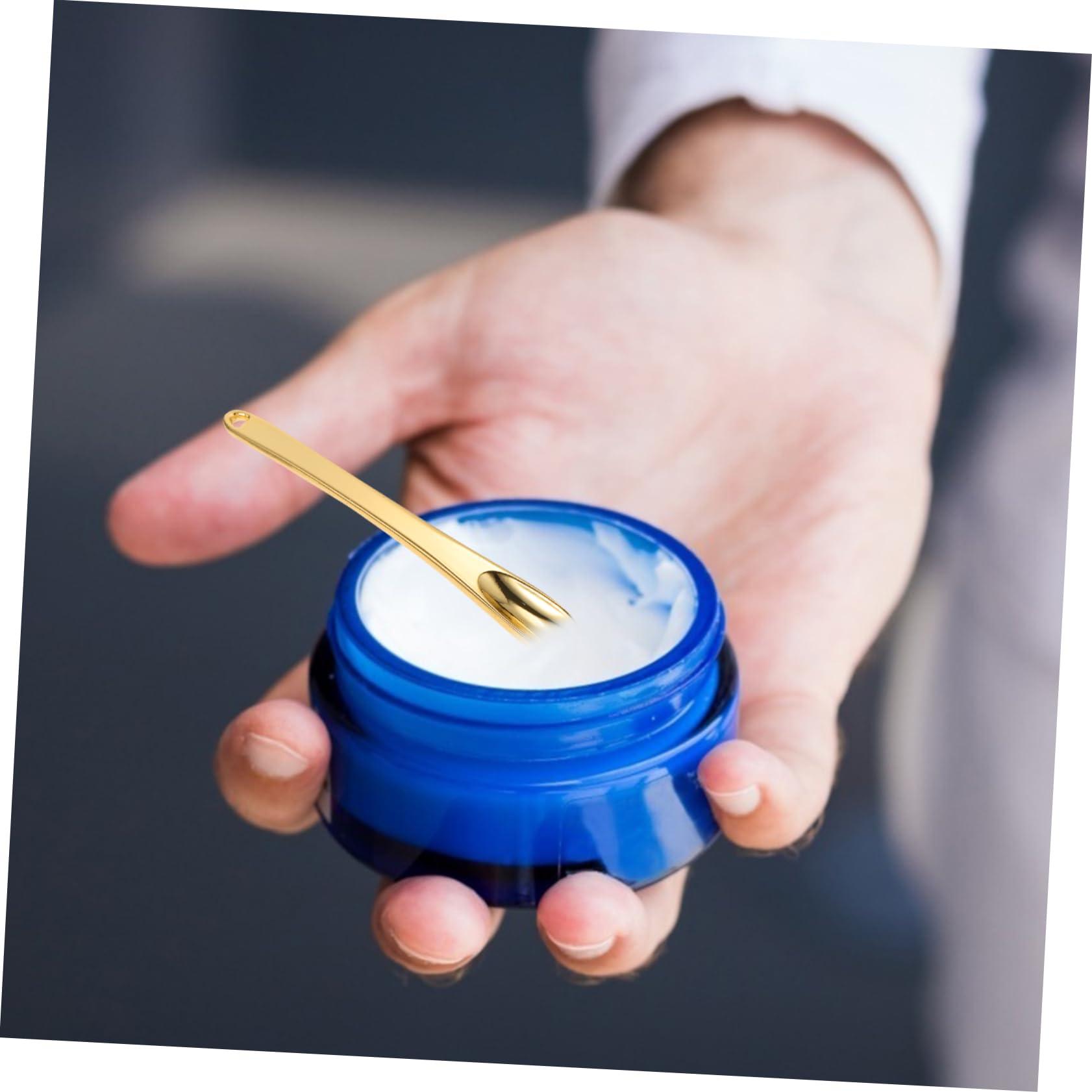 Angoily 15 Pcs Face Cream Scoop Eye Cream Scoops Makeup Dig Scoops Makeup Pick Spoons Face Cream Spoons Eye Cream Pick Sticks Mini Makeup Spoons Salon Eye Cream Spoons Makeup Cream Spoons