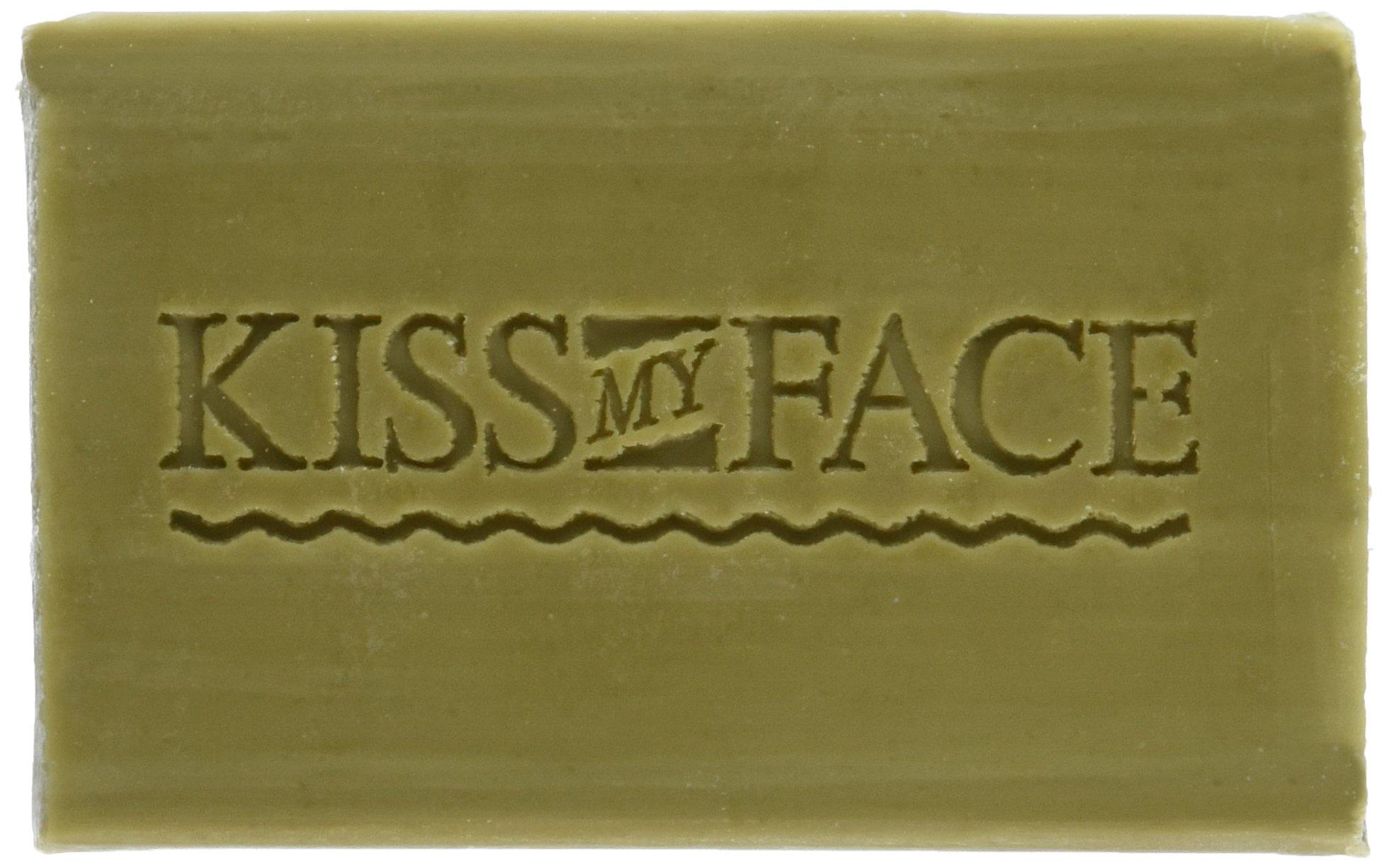Kiss My Face Kiss My Face Bar Soap, Pure Olive Oil, (8 OZ, Pack of 6)