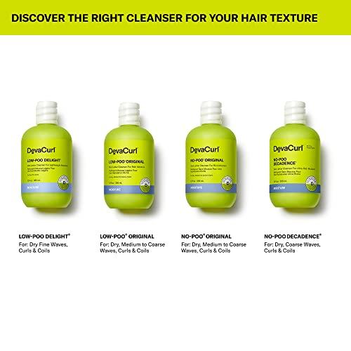 DevaCurl DevaCurl No-Poo® Original Zero Lather Cleanser For Rich Moisture, Fresh Rose, 12 fl. oz.