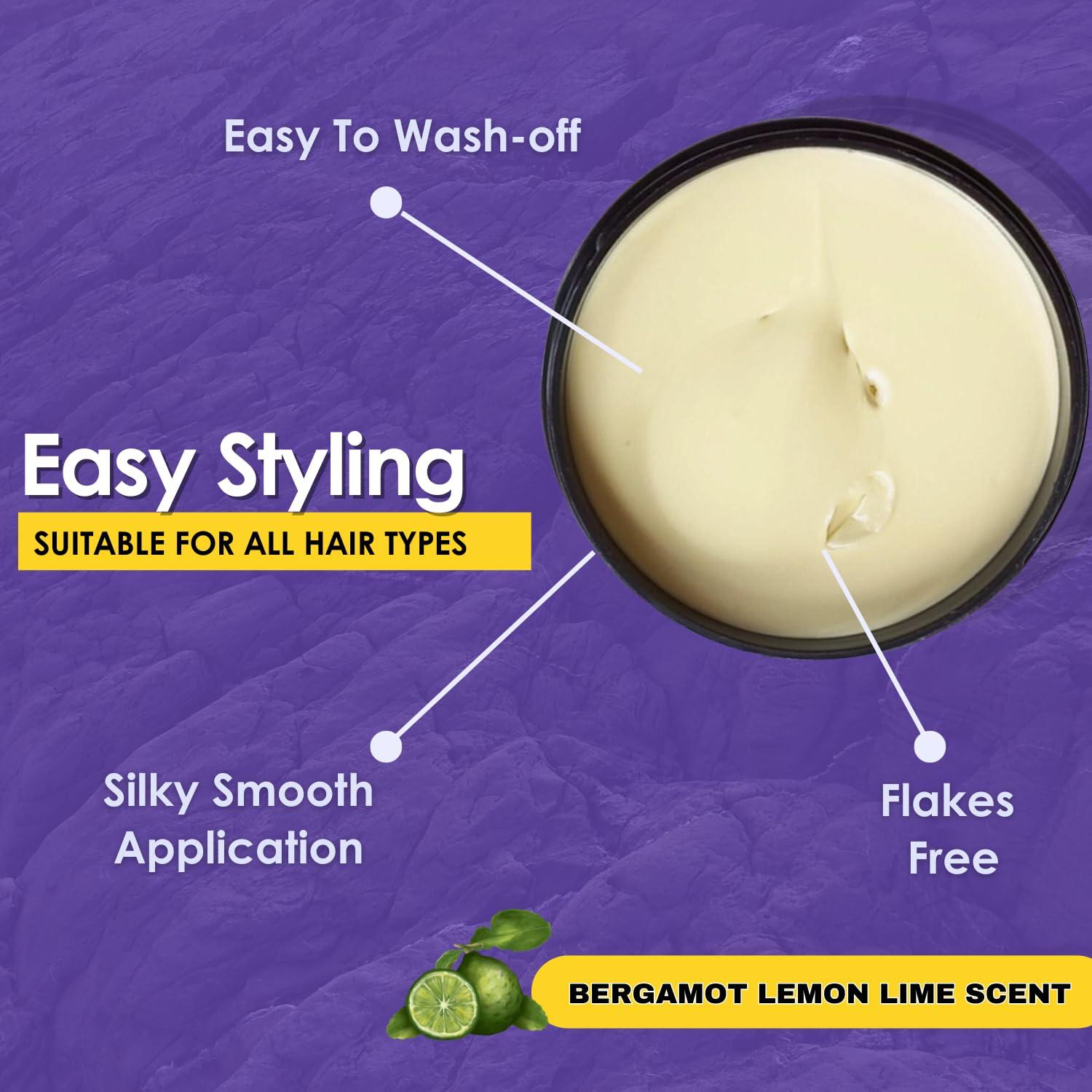 APESTOMEN EVOLUTION IN MODERN MAN Apestomen Volcanic Clay for Extreme Hold & No Shine (2.7 Ounces) - Hair Clay for Men - Straight, Thick and Curly Hair - Slick Look Pompadour Quiff