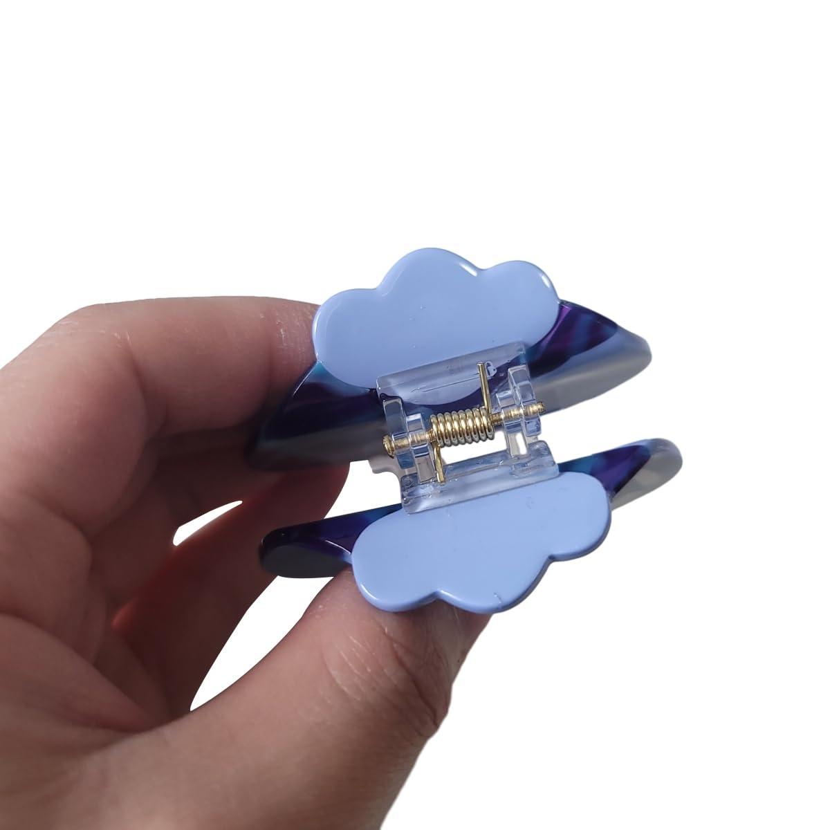 Clip Sugar Funny Blueberry Hair Clip,Acetate Hair Clip,Small Claw Clip for Women, 1 Count (Pack of 1)