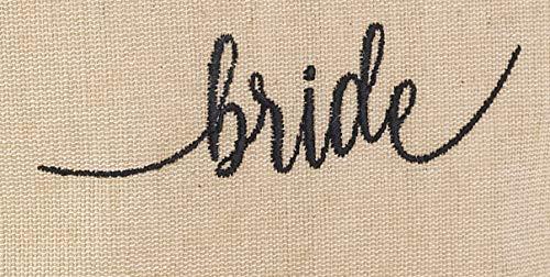 Hortense B. Hewitt Hortense B. Hewitt Wedding Accessories Lined Natural Jute Cosmetic Bag, 10 x 7-Inches, Maid of Honor