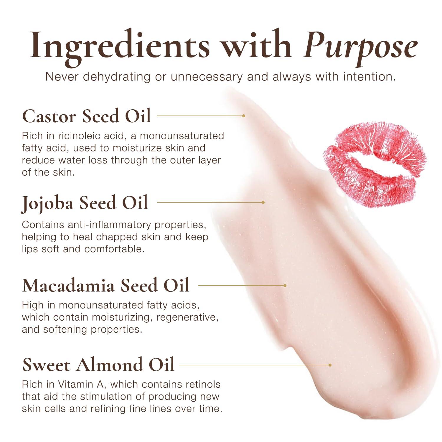 Sara Happ Sara Happ The Lip Slip Luxe Balm Lip Treatment - Deeply Nourish, Moisturize with Vitamins A and E, Regenerate Lips with Jojoba Seed, Macadamia & Sweet Almond Oils, 0.5 oz.