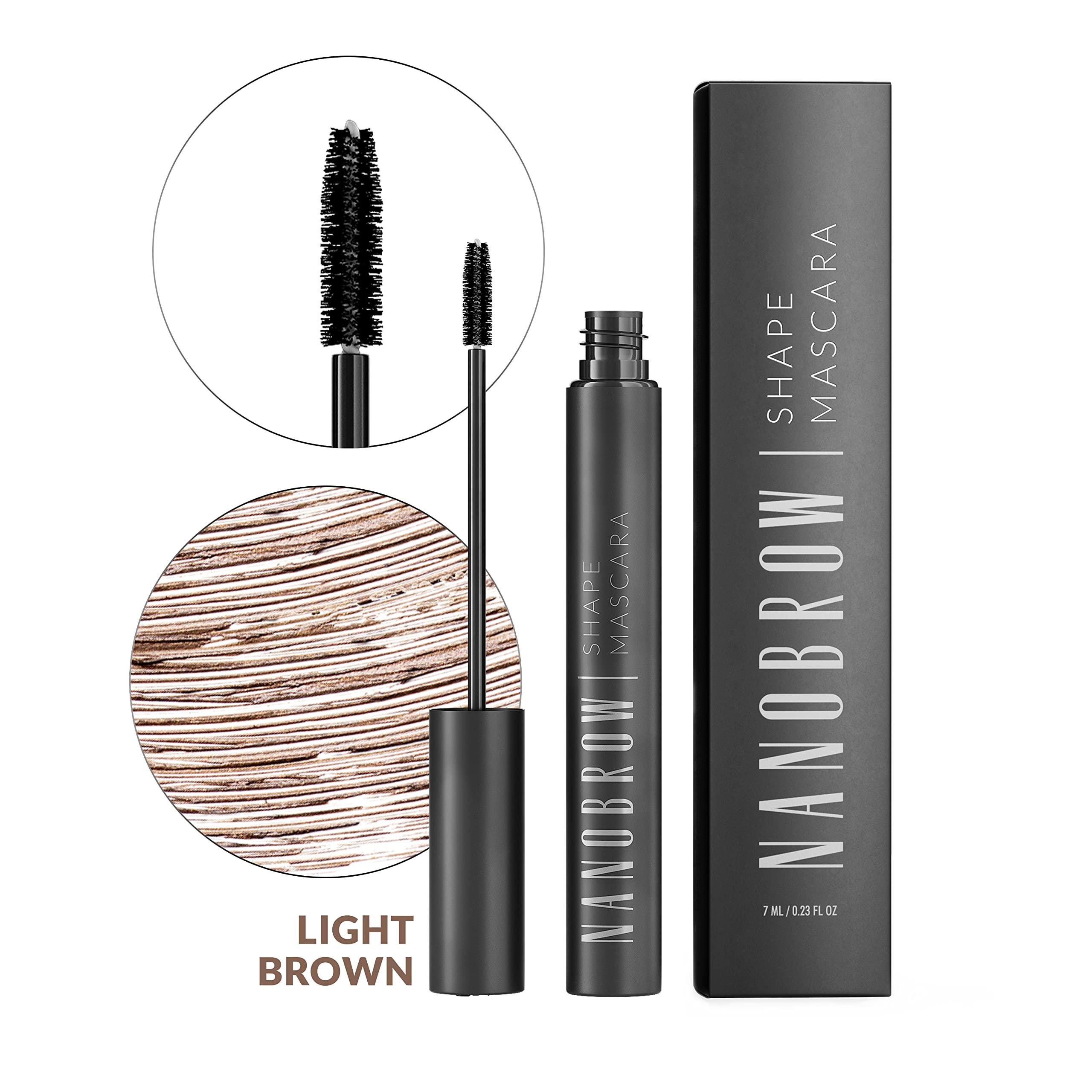 NANOBROW Nanobrow Shape Mascara Light Brown– tinted mascara for eyebrows, perfect brow definition, easy brow styling