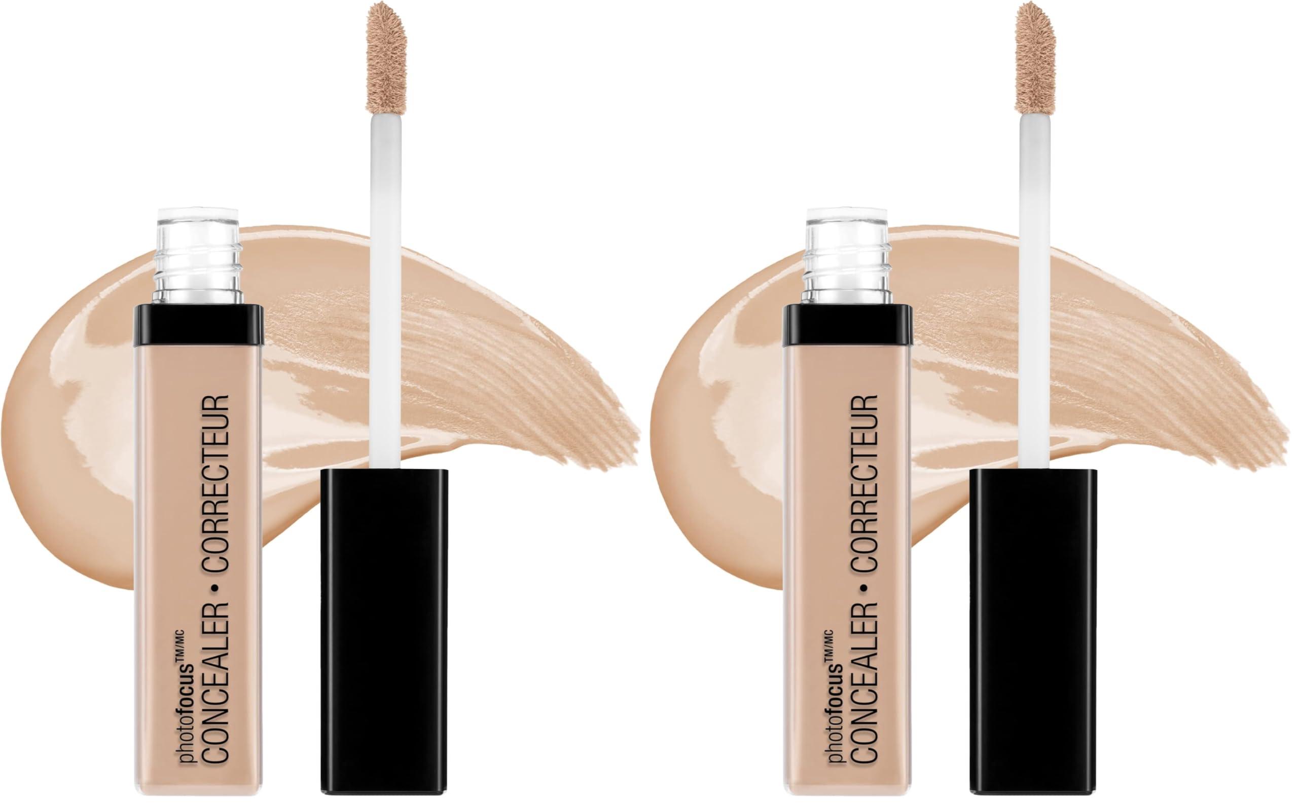 wet n wild Wet n Wild Photo Focus Concealer, Light Honey, Under Eyes, Makeup, Blemish, Full Coverage, Lightweight (Pack of 2)
