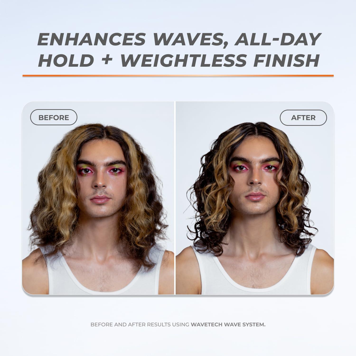 XMONDO XMONDO Hair Wavetech Wave Foam - Vegan Formula with Pro-Vitamin B5 and Anti-Frizz Nutrients to Fight Static, Control Frizz, and Enhance Your Wavy Hair, 6.7 Fl Oz 1-Pack