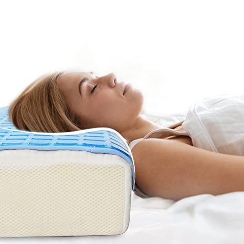 Dioche Gel Pillow Cooling Mat Cooling Gel Pad for Bed Pillow Summer Cushion Soft Flexible Foldable Pillow Mat for Sleeping