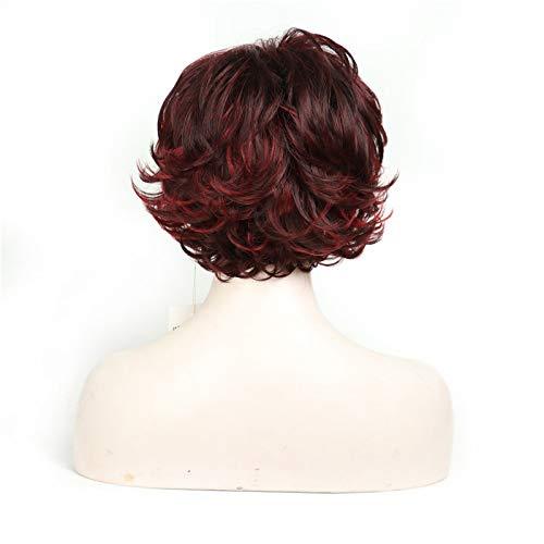 CloserHair CloserHair Women\'s Fashion Short Curly Red Wigs Part Wig