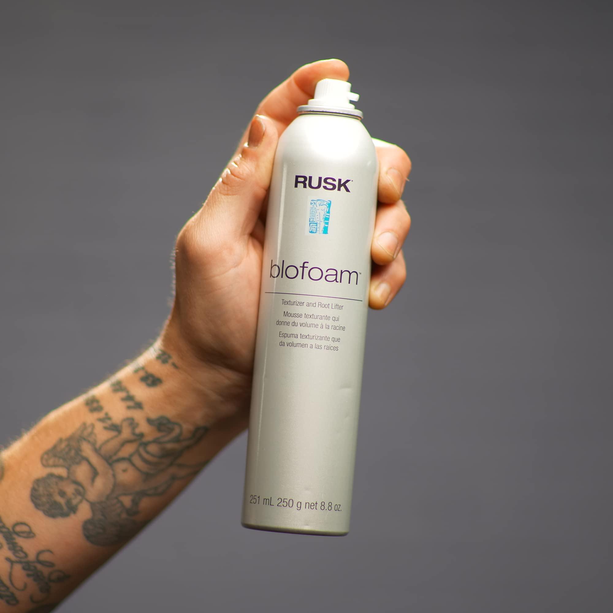 RUSK RUSK Designer Collection Blofoam Extreme Texture and Root Lifter, Spray-On Texturizing Foam, 8.8 oz.