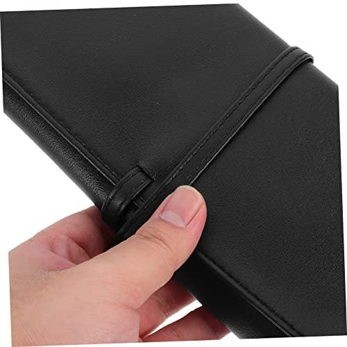 FOMIYES FOMIYES Roll up Make up Brush Case 18-piece Pu Leather Black Travel Makeup Brush Holder