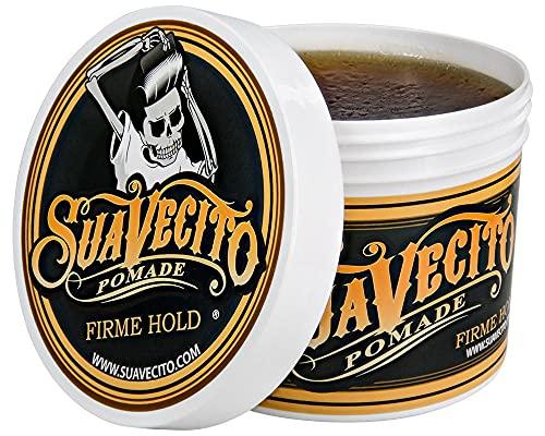 Suavecito Suavecito Strong Hold Hair Pomade For Men, 32 oz - Medium Shine Water Based Wax Like Flake Free Hair Gel - Easy To Wash Out - All Day Hold For All Hair Styles