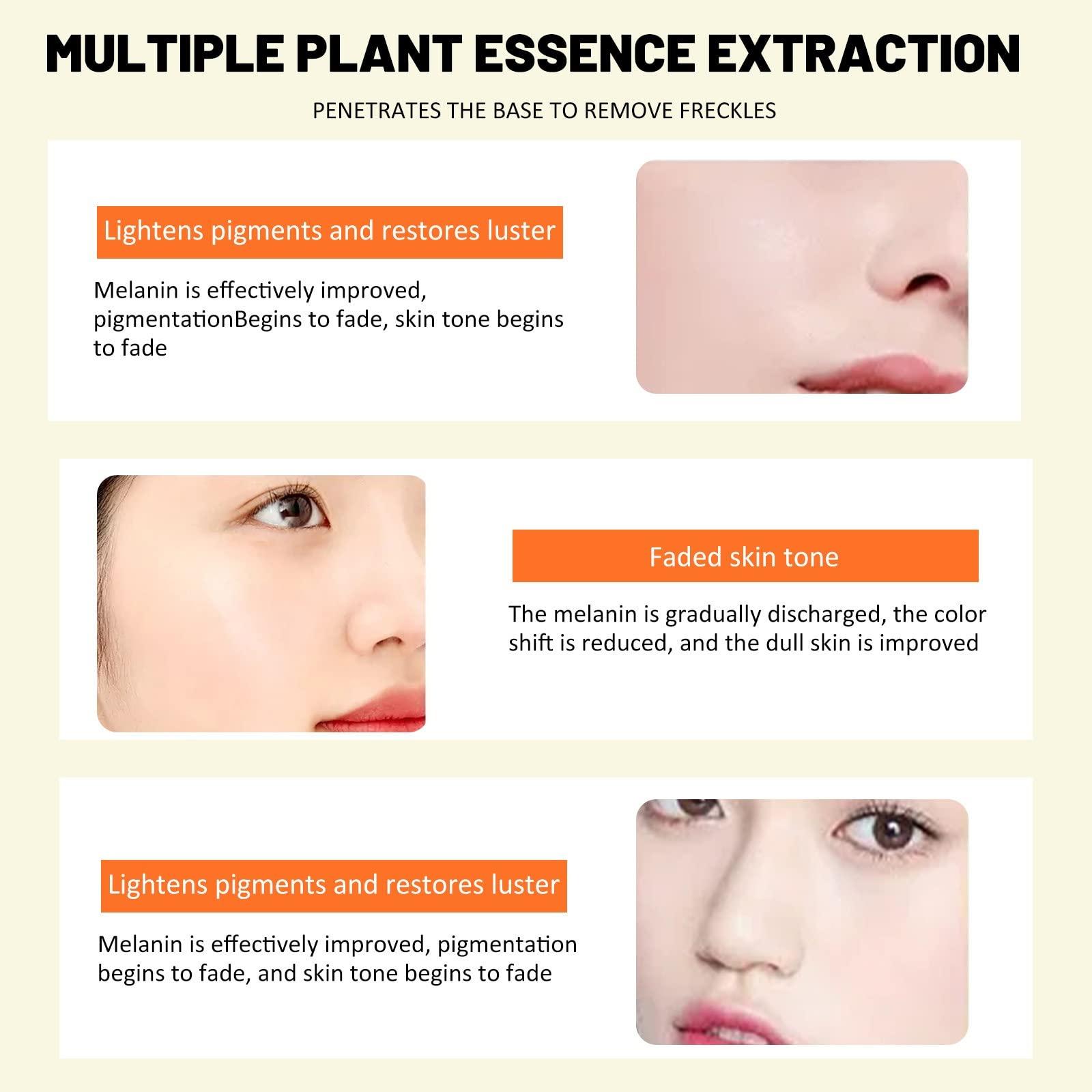 TOKZON Triple-action Blemishskin Corrector Serum, Blemish Skin Corrector Serum, Eliminate Melanin Freckle, Vitamin C Anti Aging Skin Clearing Serum-3pcs