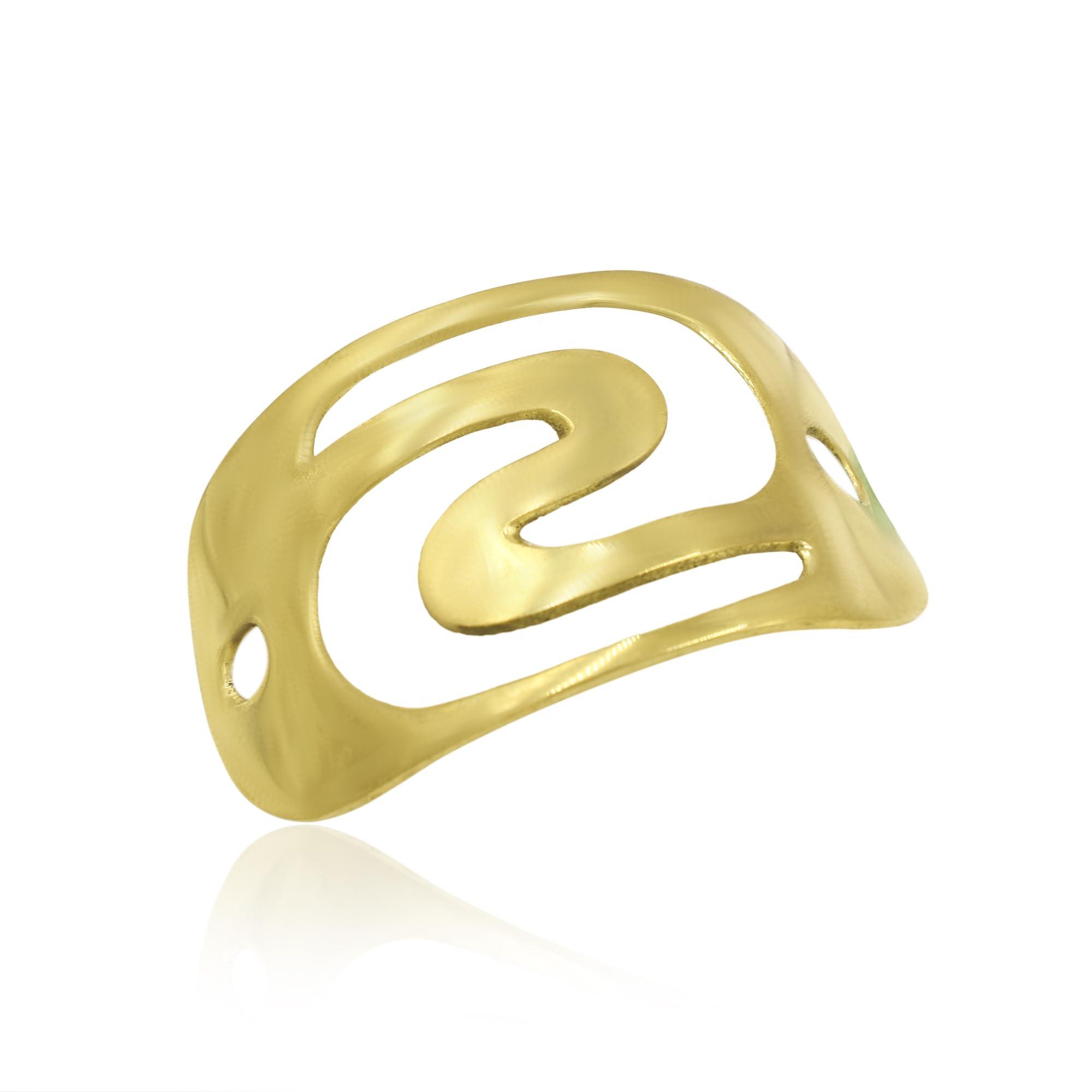 BEADS UNIVERSAL Long Hair Pin Bun Holder for Women Metal Fork Sticks Hair Pins for Buns French Clip Hair Cuff Hammered Stick Chopsticks Clip Pin (Size 2.75X1.75 Inch, Rose Gold Plated)