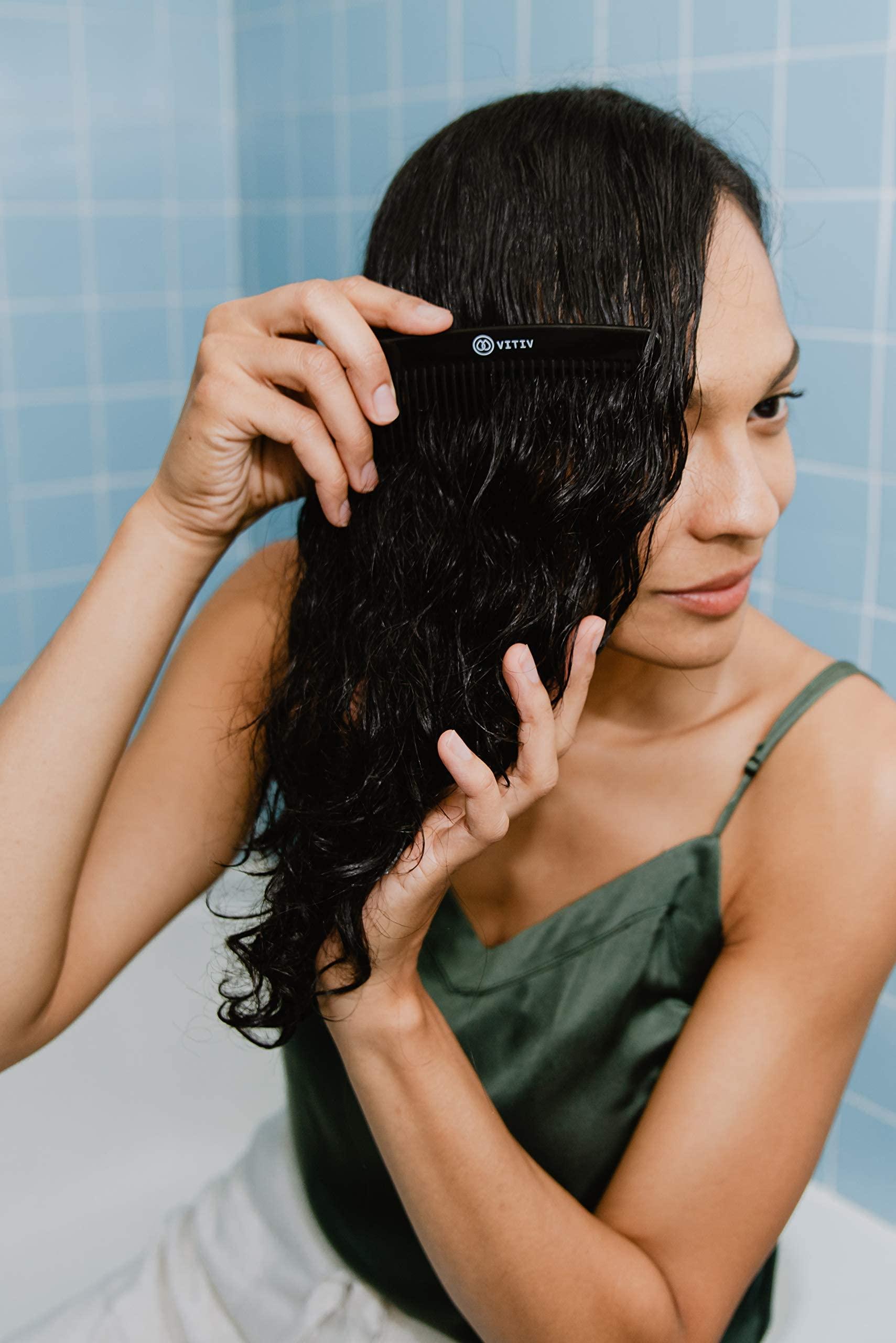 VITIV VITIV Leave In Conditioner 4oz - Nourishing Vitamins for Your Hair and Scalp - All Natural, Silicone Free, Vegan - Made for all hair types - Includes Comb