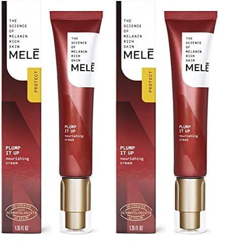 MELE MELE Nourishing Cream For Dry Skin in Need of Extra Hydration Plump It Up With Niacinamide, Vitamin B, and Lightweight Skin Conditioning Agents 1.35 oz (Pack of 2)