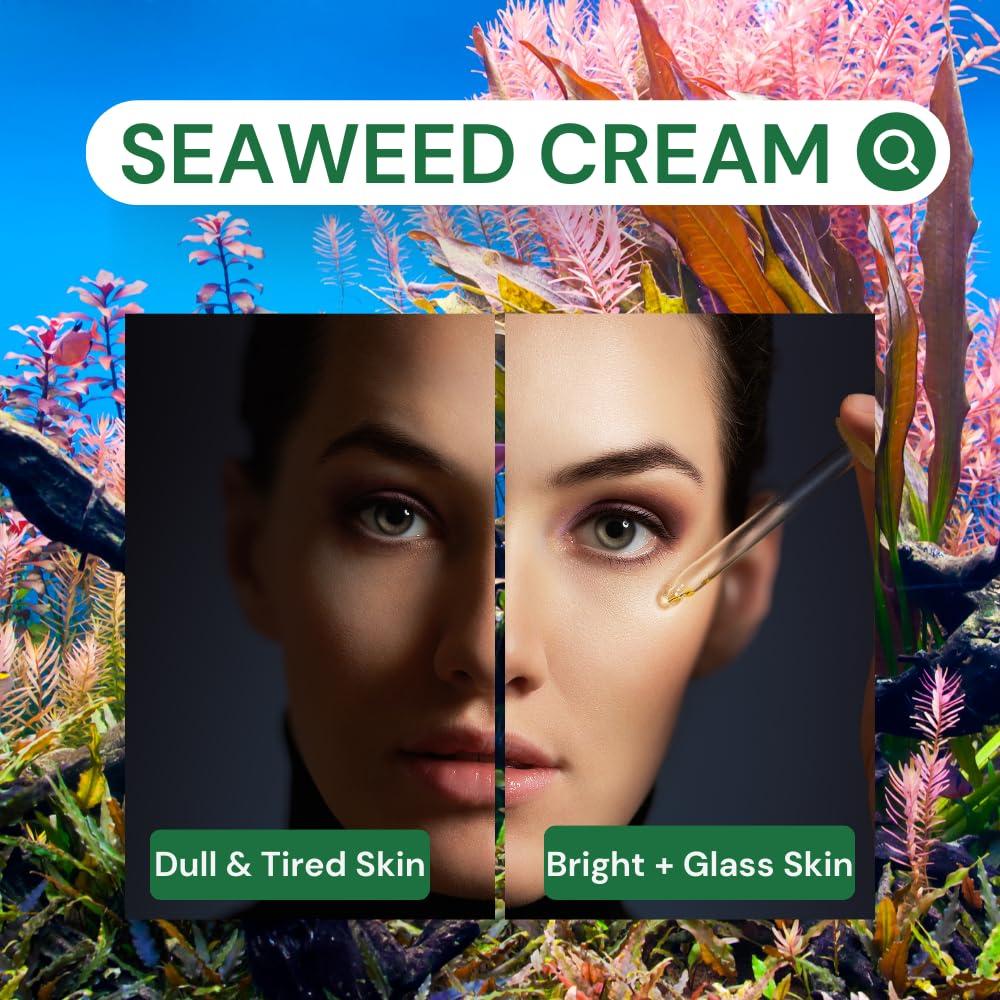 GPC GREEN PHARM COSMETIC Advanced Seaweed Collagen Cream - Sea Moss Radiance-Boosting & Redness-Reducing Face Moisturizer | Oil-Control Mattifying Formula | Soothing & Calming Face Cream for Brighter Skin | for Women & Men