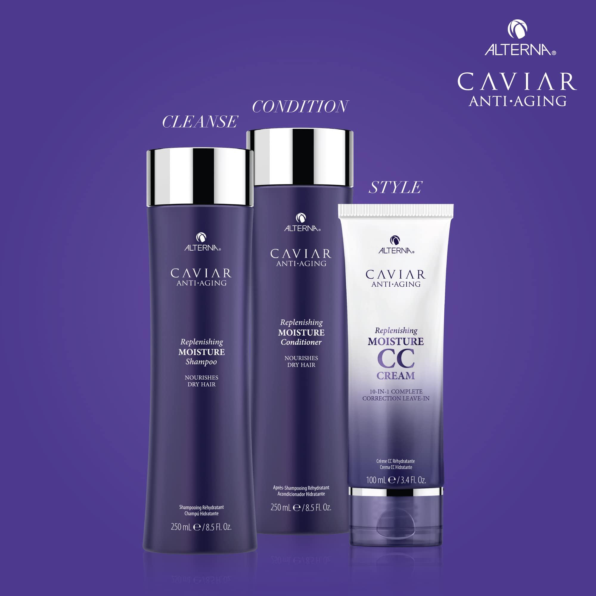 Alterna Haircare Alterna Caviar Anti-Aging Replenishing Moisture Travel Size CC Cream Hair Protectant and Treatment Cream, 0.85 fl. oz.