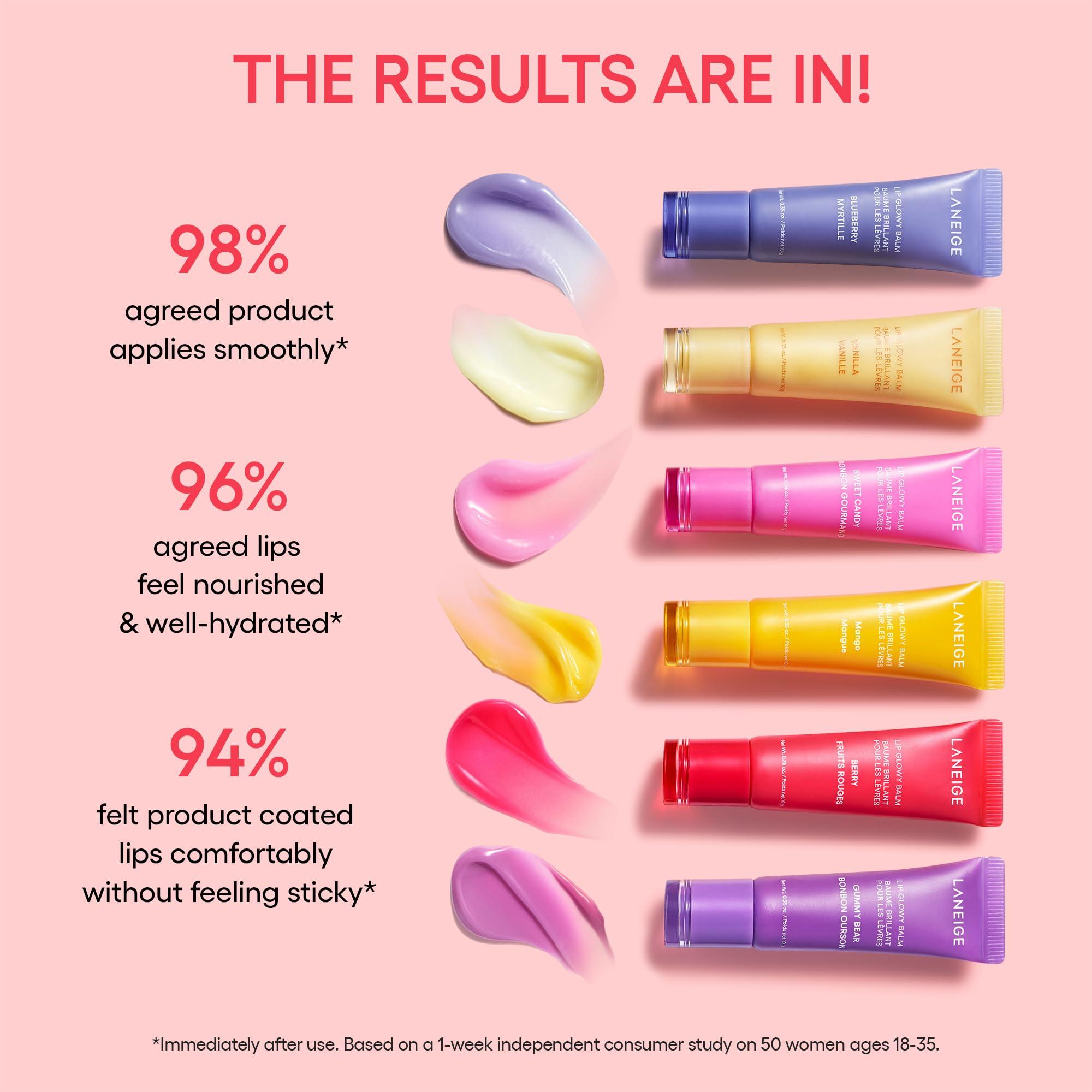 LANEIGE LANEIGE Lip Glowy Balm Berry: Hydrate, Glossy, Lightweight, Moisturize & Tint with Shea Butter (Packaging May Vary)