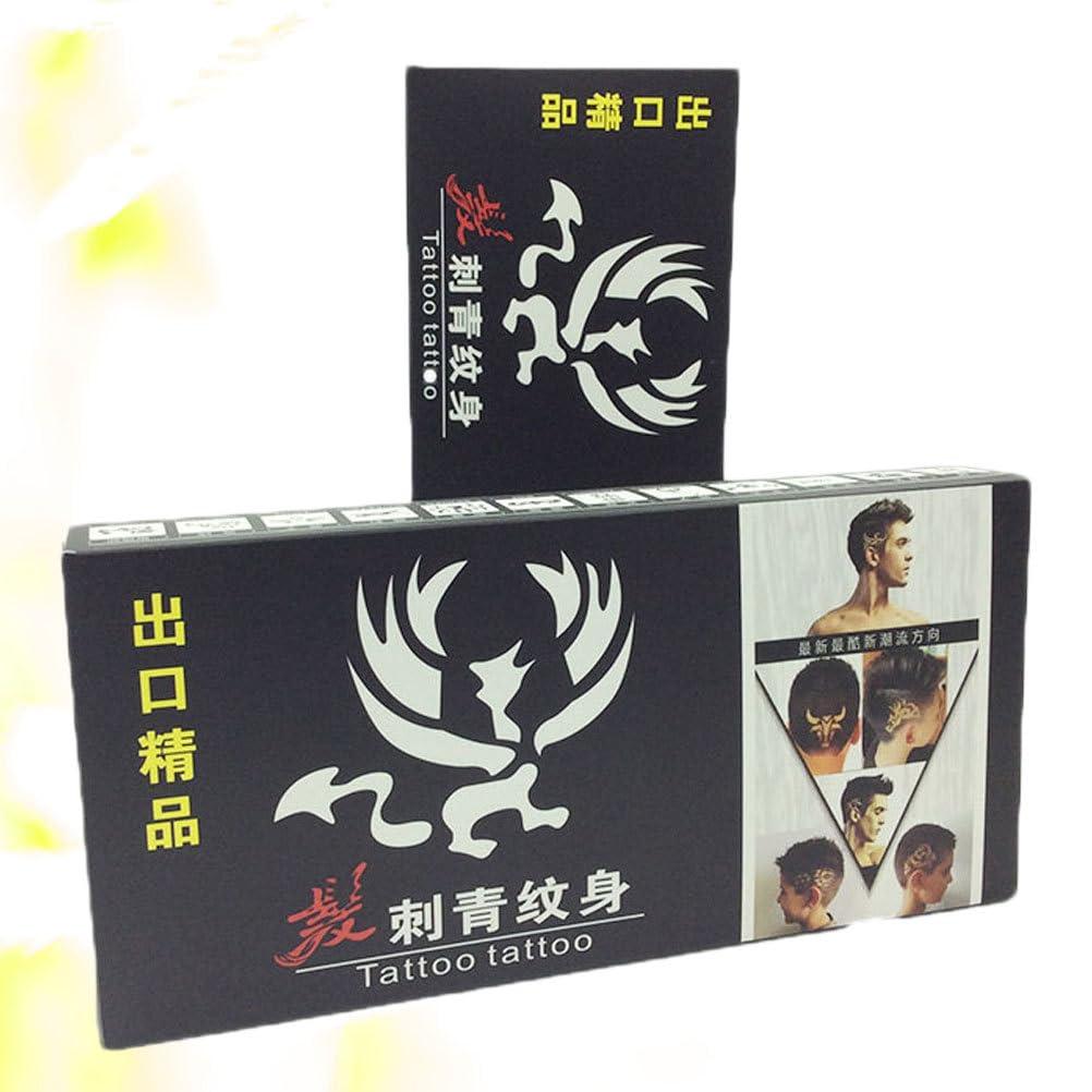 Beaupretty 1 Hair Stencils Hair Cutting Tools Hair templates Plastic Pattern Temporary Fashion Hair Styling Pattern Professional Hair Cutting kit Men Tools Seal Man Major