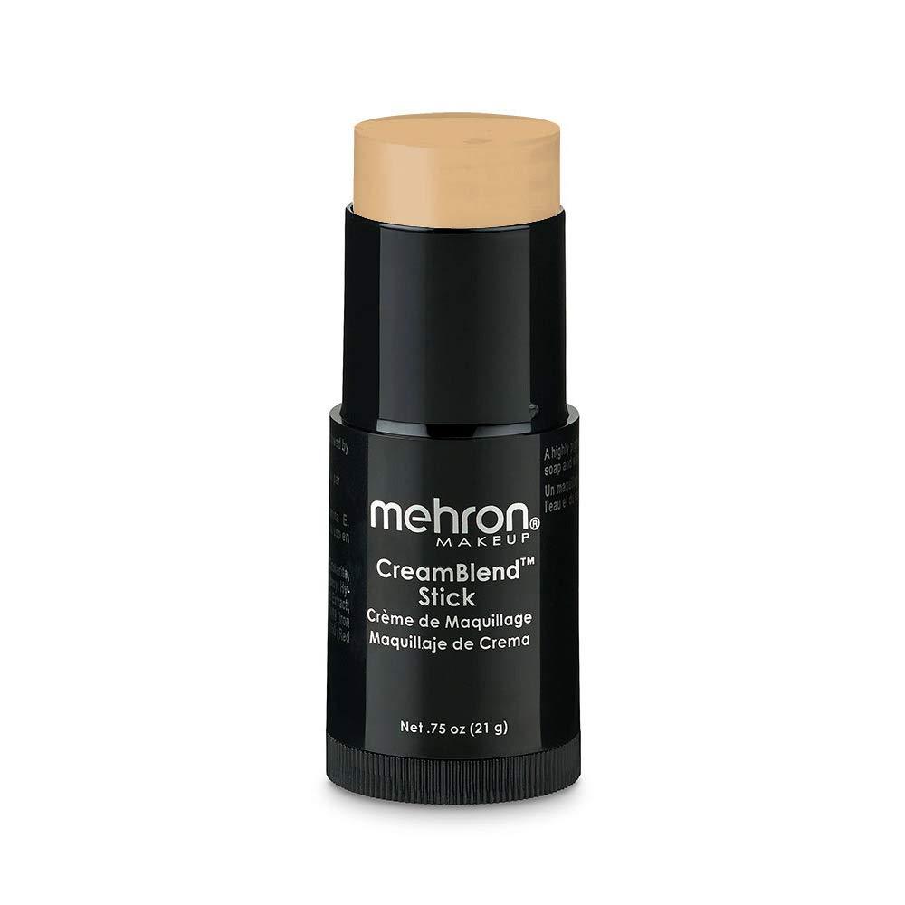 Mehron Mehron Makeup CreamBlend Stick | Face Paint, Body Paint, & Foundation Cream Makeup | Perfect for Halloween (Light Buff)