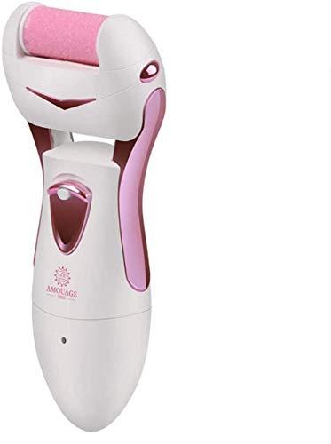 GIENEX GIENEX Most Powerful Rechargeable Electronic Foot File Wet & Dry Pedicure Tools Electric Callus Remover with Turbo-Boost Motor, 3 Rollers Included