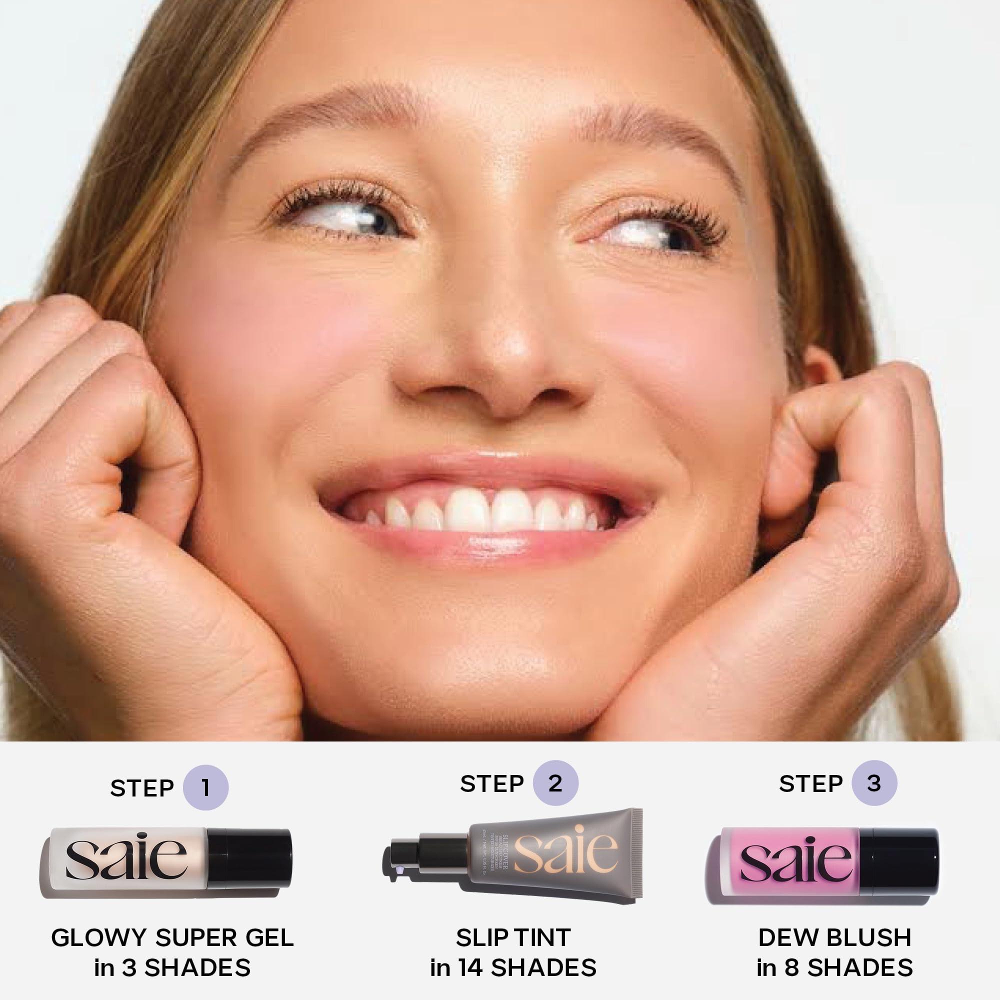 Saie Saie Glowy Super Gel Lightweight Illuminator Duo - Luminizer for Glowing Skin, Wear Alone or Under Makeup - Includes the Shade Starglow and the Shade Sunglow (1 fl oz Each, 2 Products)