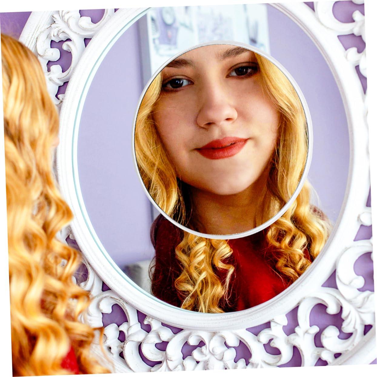 BIUDECO BIUDECO Magnifying Vanity Mirror Suction Magnifying Mirror 30x Magnifying Makeup Mirror Suction Cup Wall Mount Bathroom Magnifier Round Vanity Mirror Travel Size