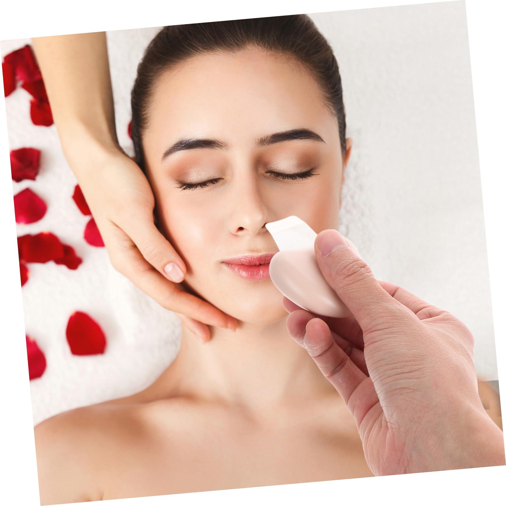 FOMIYES FOMIYES Blackhead Shovel Blackhead Scraper Pimple Remover Facial Pimple Extractor Face Blackhead Extractor Stainless Steel Pimple Extractor Metal Pimple Removal Tool Plastic Beige