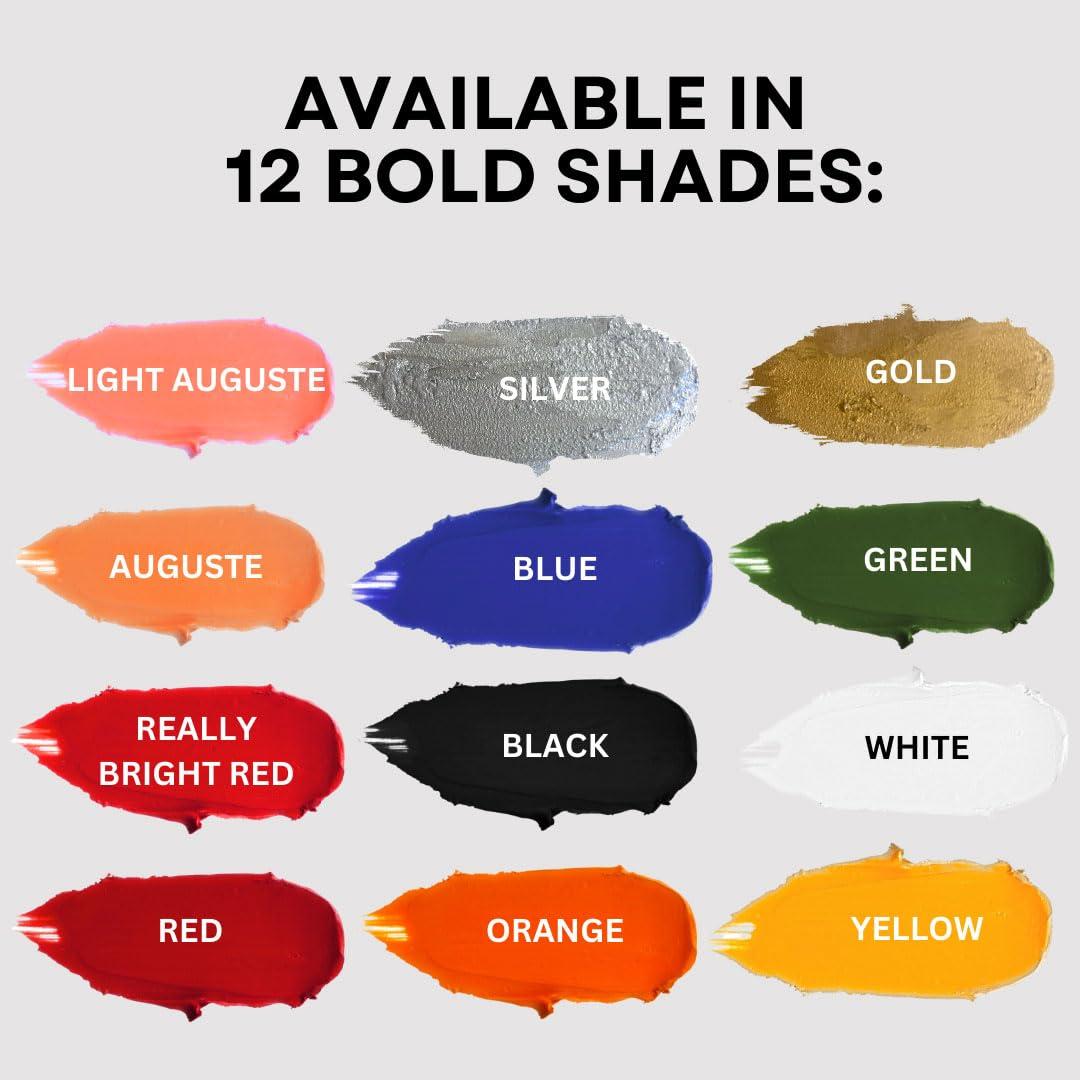 Mehron Mehron Makeup Foundation Greasepaint | Stage, Face Paint, Body Paint, Halloween Makeup 1.25 oz (38 g) (Really Bright Red)